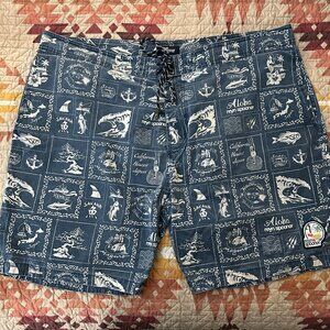 Reyn Spooner Board Shorts Aloha Classic Print